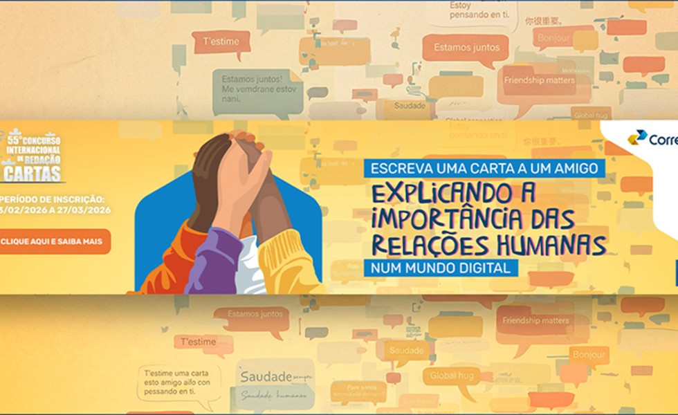 Concurso Internacional de Cartas est&aacute; com inscri&ccedil;&otilde;es abertas para estudantes de at&eacute; 15 anos